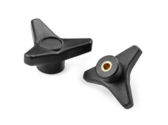 Dreiflügeliger Griff mit glatter Buchse D-105mm D5