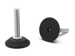 Verstellbarer Fuß, feststehend, D-38mm M12 x 45mm