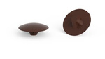 Abdeckkappe für Pozidrive-Schrauben 3 D-13,0mm, RAL8016 (braun mahagonifarben)