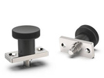 Feststellstift mit Befestigungsplatte D-31mm L-46mm I-34mm d1-8mm l2-8mm
