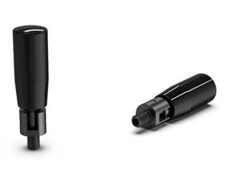 Drehbarer Griff, klappbar aus Duroplast, mit Gewindestift D-26mm H-104mm M10 x 14mm