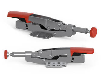 Horizontaler verstellbarer Schubspanner, Öffnung 35 mm, Verstellung 13 mm, 2500 N