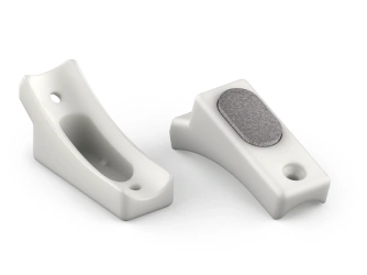 Schalengleiter für Freischwinger mit Filzgleitfläche D-25mm L-72,5mm 2,0mm-2,5mm