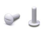 Mushroom head screw with slot D-11mm M5 x 17mm