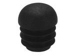 End cap for round profiles D-57.2mm, 1.5mm-2.5mm, black color