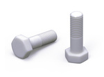 Hex head bolt M6 x 75mm, Thread length - 35mm, DIN 34810 (DIN931)