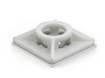 Self-adhesive base for cross mounting of cable ties A-19.0mm B-19.0mm d1-4.3mm
