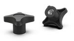 Cross knob with built-in nut D-40mm M8