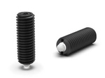Threaded catch with plastic pin and internal hex H-15mm, d1-M4