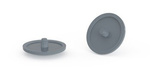 Concealing cap for Pozidrive type 2 screws D-12.0mm, gray-blue