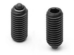 Threaded latch H-15mm M6 with pin and hex socket