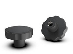 Star knob with built-in nut D-40mm H-26mm M8