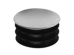Metal-capped plug for round profiles D-60mm, 2.0mm