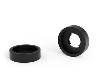 Knurled washer with security features for cylindrical screws D-10.5mm M5