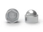 Protective cap M10 SW-17 for hexagonal bolts and nuts, RAL9006 (silver aluminum)