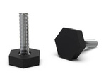 Hexagonal fixed foot SW-27mm M8 x 40mm TYPI6K with hex socket*