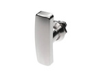 Quarter-turn T-handle latch without lock, chrome-plated 4/45