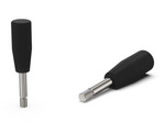 Handle with a smooth shank ending with a thread D-21mm H-55mm M8 x 80mm