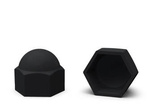 Protective cap M6 SW-10 for hexagonal bolts and nuts, RAL9005 (deep black)