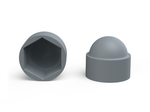 Protective cap M27 SW-42 for hexagonal bolts and nuts, RAL7001 (grey blue)