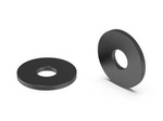 M8 washer D-24mm d-8.4mm h-2mm, similar to DIN34816 (DIN9021), black color.