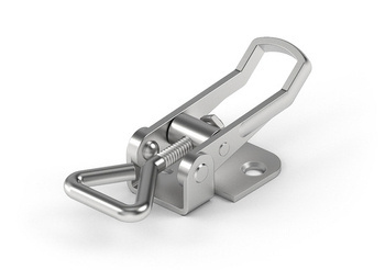 Toggle latch with holes, Type A, stainless steel