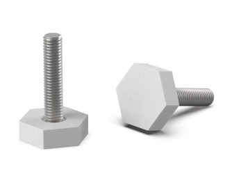 Hexagonal fixed foot SW-25mm M8 x 30mm