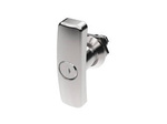 Quarter-turn lock with T-handle, different keys, chrome 0/0