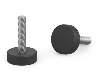 Fixed foot D-50mm M12 x 40mm