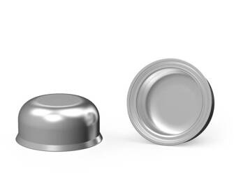Protective cap M8 SW-13 for bolts and nuts, silver aluminum