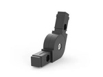 Articulated connector for square profiles A-25mm 1.5mm 0-190°, with M8 hole
