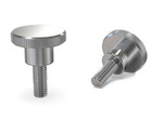 Knurled knob made of stainless steel with offset, with threaded pin, according to DIN 464 D-30mm M8.