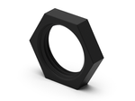 Locknut for cable gland (counter nut) d-PG48 H-8mm SW-70, RAL9005 (deep black)