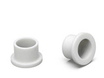 Flanged bushing D-40mm d1-32mm d-30mm H-30mm h-4mm, natural color
