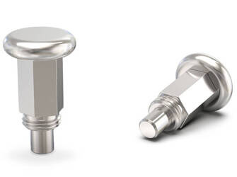 Locating pin D-18mm d2-M10x1.0mm SW-10 d1-6mm