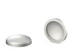 Decorative cap for special screws D-12mm d-9mm H-2.5mm, white