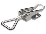 Draw latch with holes, Type A, galvanized steel