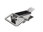 Hook clasp with holes, Type A, galvanized steel