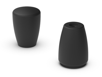 Uchwyt cylindryczny z otworem gwintowanym D-25mm M6