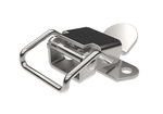 Hook fastener with holes, Type A, stainless steel