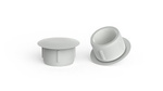 Masking cap for mounting holes D-16.0mm d-13.0mm S-8.5mm, RAL7035 (light grey)