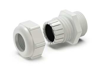 Cable gland d-PG16 SW-27, RAL7035 (light gray)