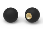 Ball handle with threaded sleeve D-15mm M5