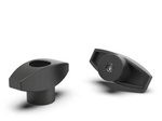Butterfly knob with built-in nut D-40mm M5