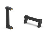 Offset tubular handle with threaded bushings D-24mm L-155mm M6