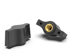 Butterfly knob with threaded bushing D-36.5mm M8