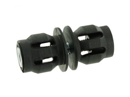 180° expansion connector, for D-16mm M6 round profiles, wall thickness-1.5mm