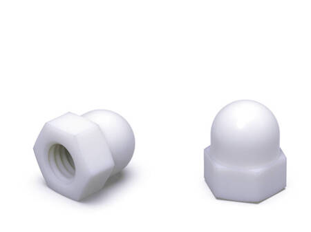 Hexagonal cap nut M10 SW-17, DIN1587