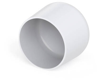 PE pipe cover d-20mm h-20.5mm, white color