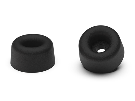 Stopka ślizgowa przykręcana D-18,5mm H-18mm d1-4,0mm, PVC (miękkie)